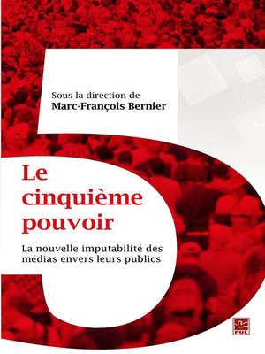 cover image of Le cinquième pouvoir